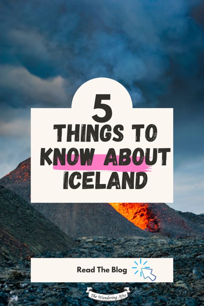 pinterest pin that says Things to Know About Iceland