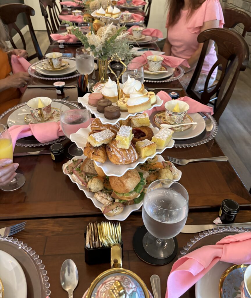 an afternoon tea spread