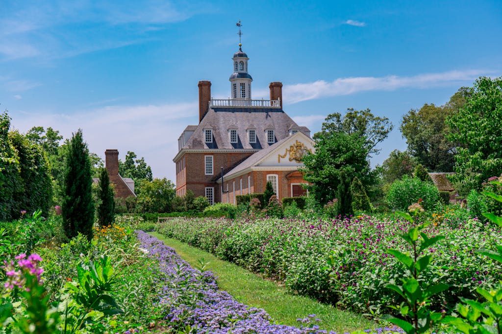 Governors Palace and Garden, Williamsburg, Virginia, USA