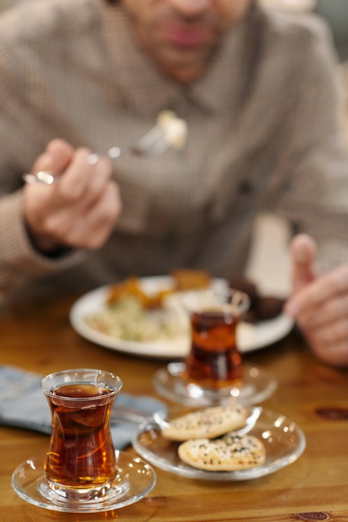 Turkish Tea on Table