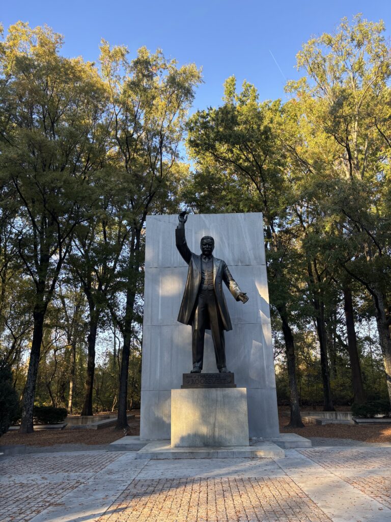 Theodore Roosevelt Statue in Roosevelt National Park