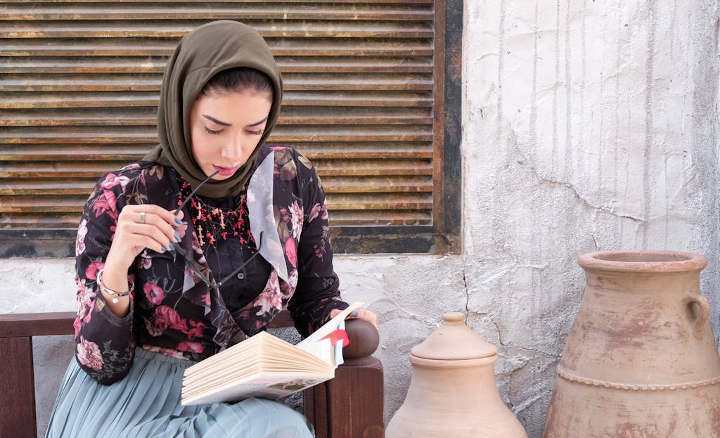 Woman Reading A Book