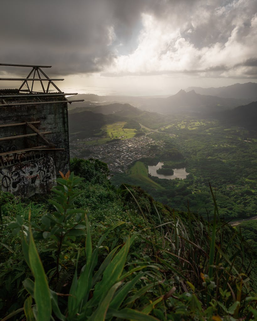 Bird's Eye View Of Valley