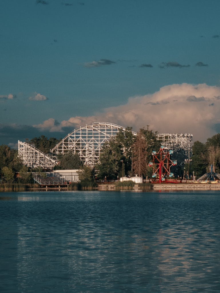 White and Gray metal structure