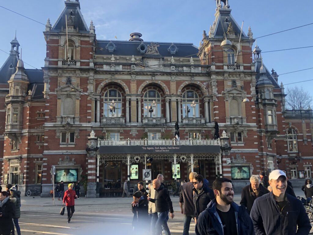 a building in Amsterdam